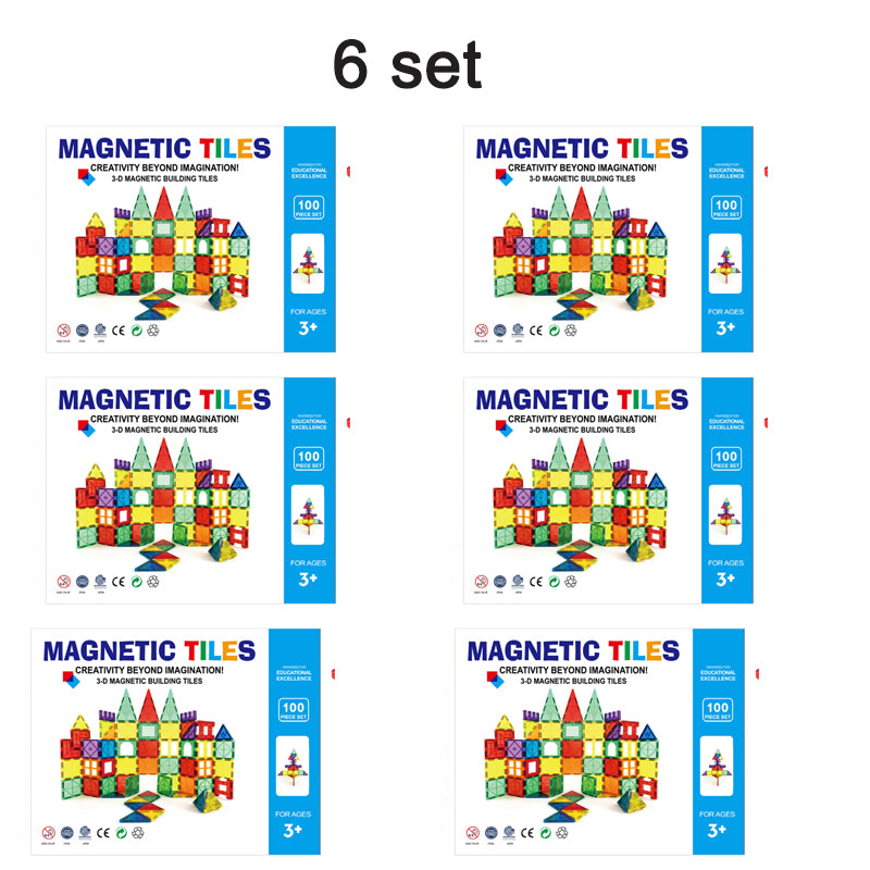 Colorful Window Magnetic Block Magnetic Assembly Toy