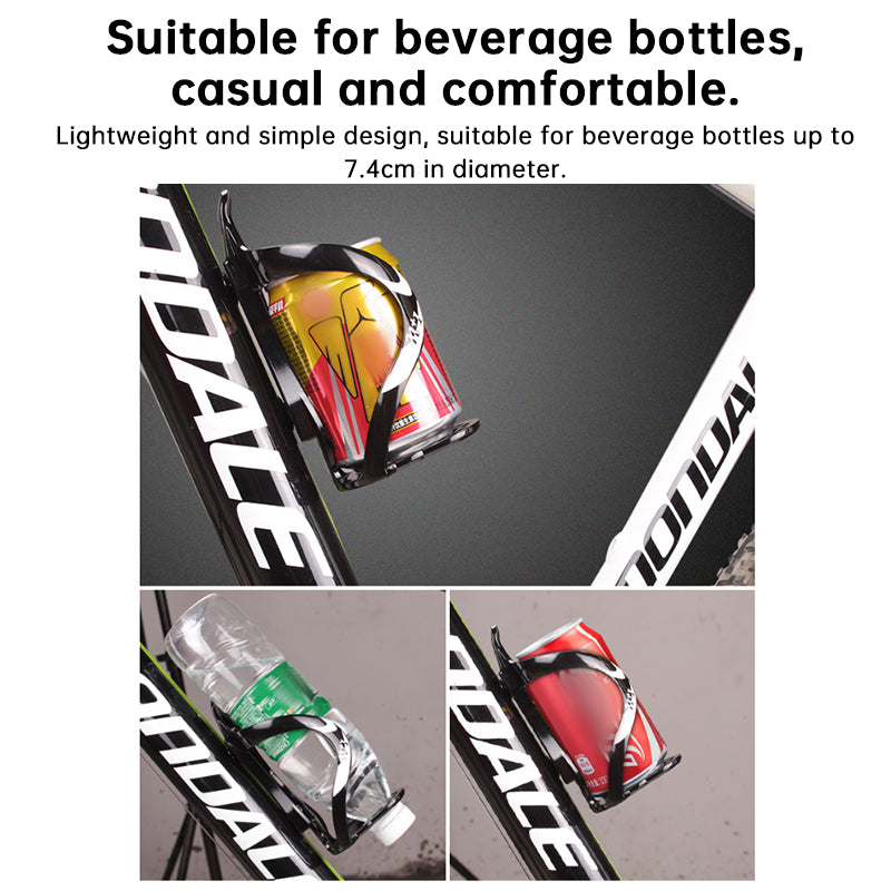 N+1 8-Shaped Bike Water Bottle Cage – Locking, Anti-Shake Nylon Holder for MTB & Road Bikes
