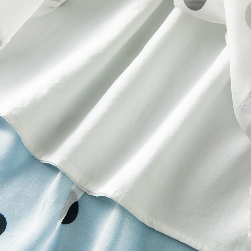 A-line hanging long skirt