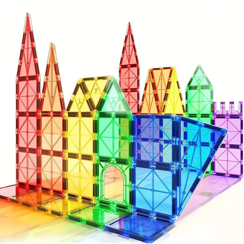Colorful Window Magnetic Block Magnetic Assembly Toy