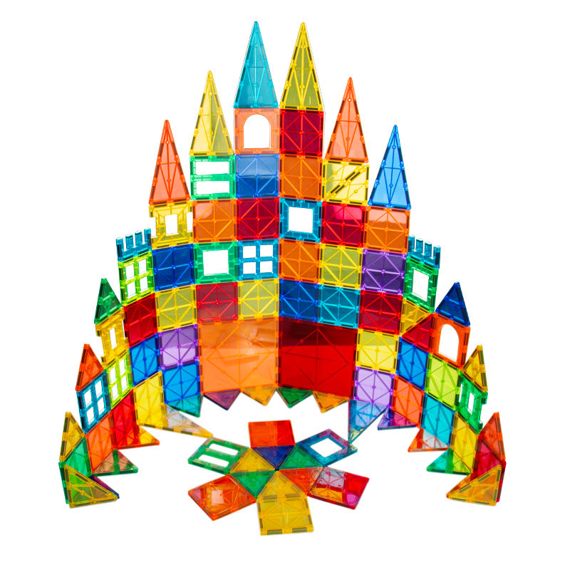 Colorful Window Magnetic Block Magnetic Assembly Toy