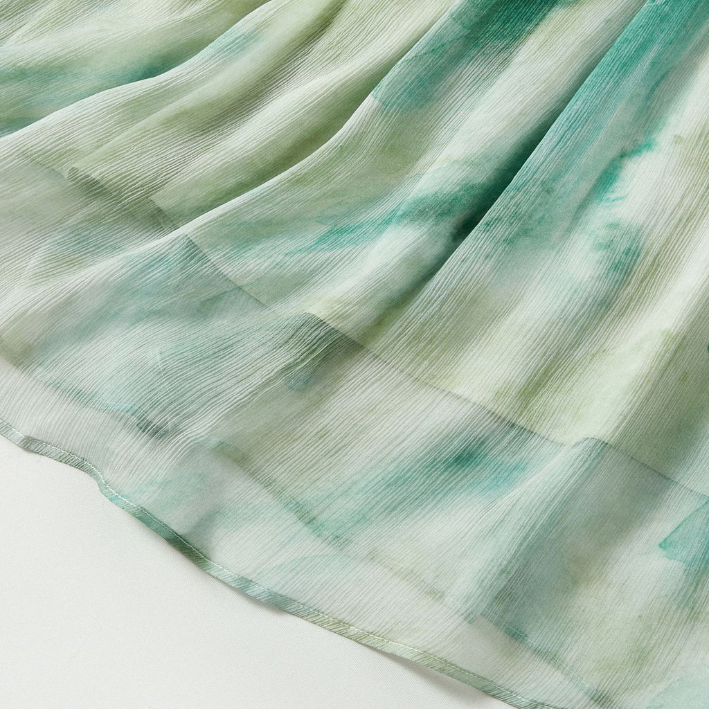Elegant Silk Dress for Women, Simple and Charming Beach Vacation Maxi Dress