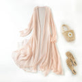 Long sleeved cardigan and long sun protection clothing